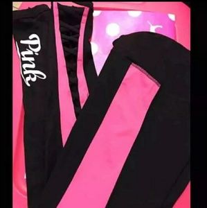 PINK Small Ultimate cutout leggings NWOT